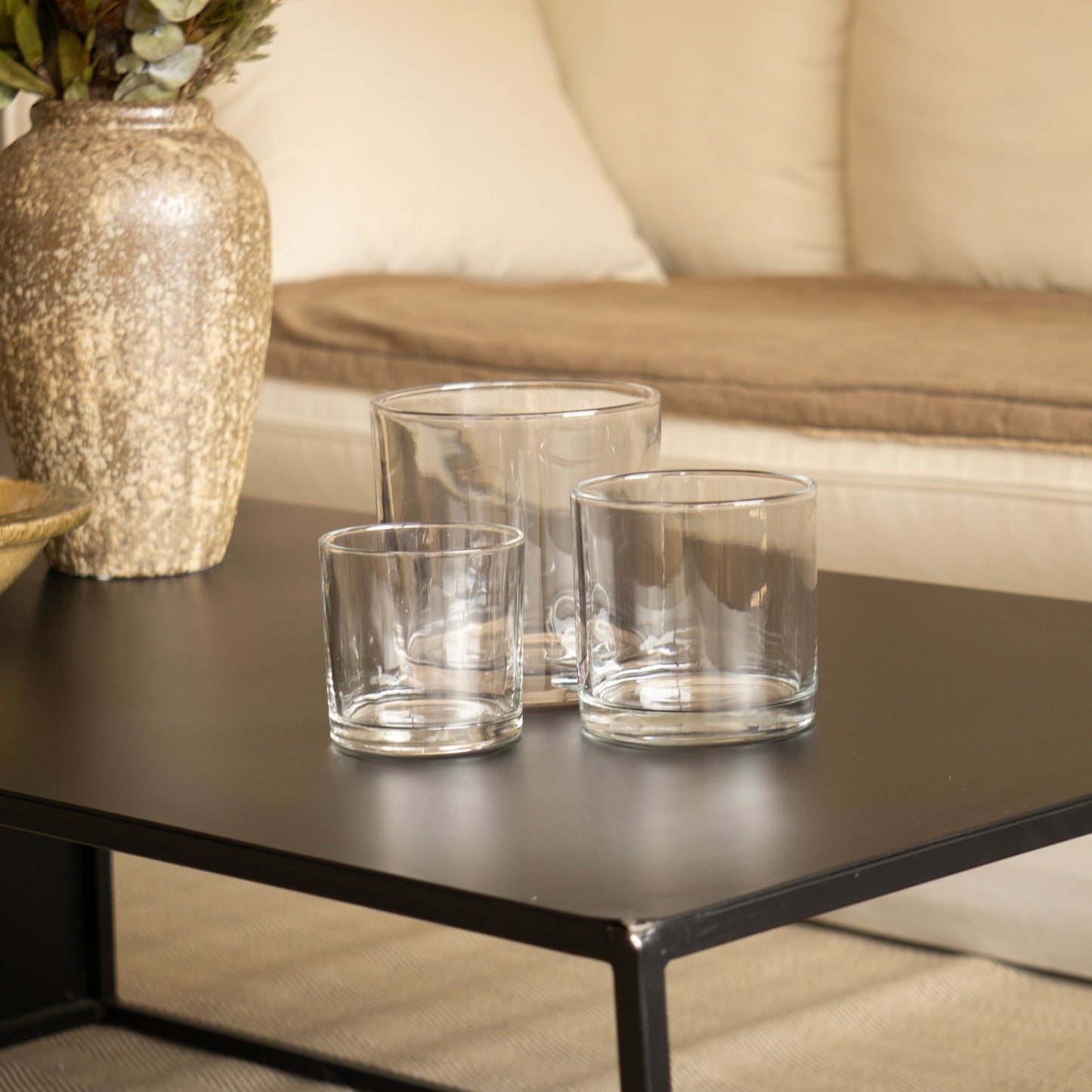 Reciepiente de Vidrio Talla "M"