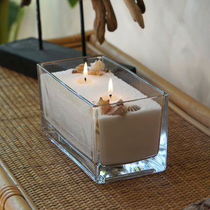 Reciepiente de Vidrio Rectangular