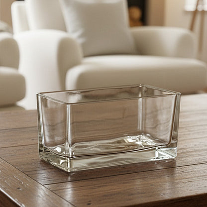 Reciepiente de Vidrio Rectangular