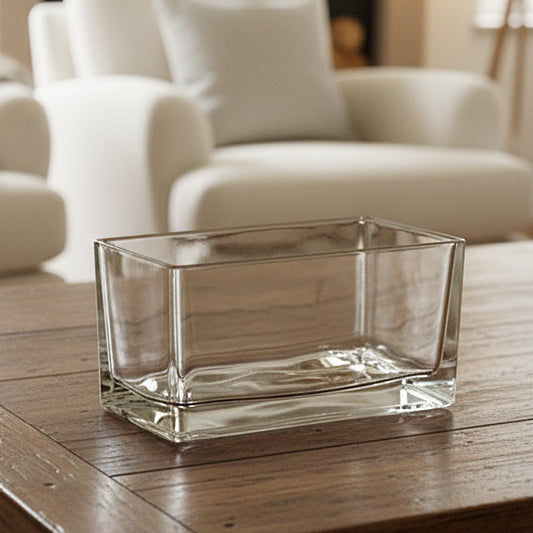 Reciepiente de Vidrio Rectangular