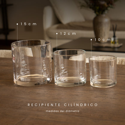 Reciepiente de Vidrio Talla "M"